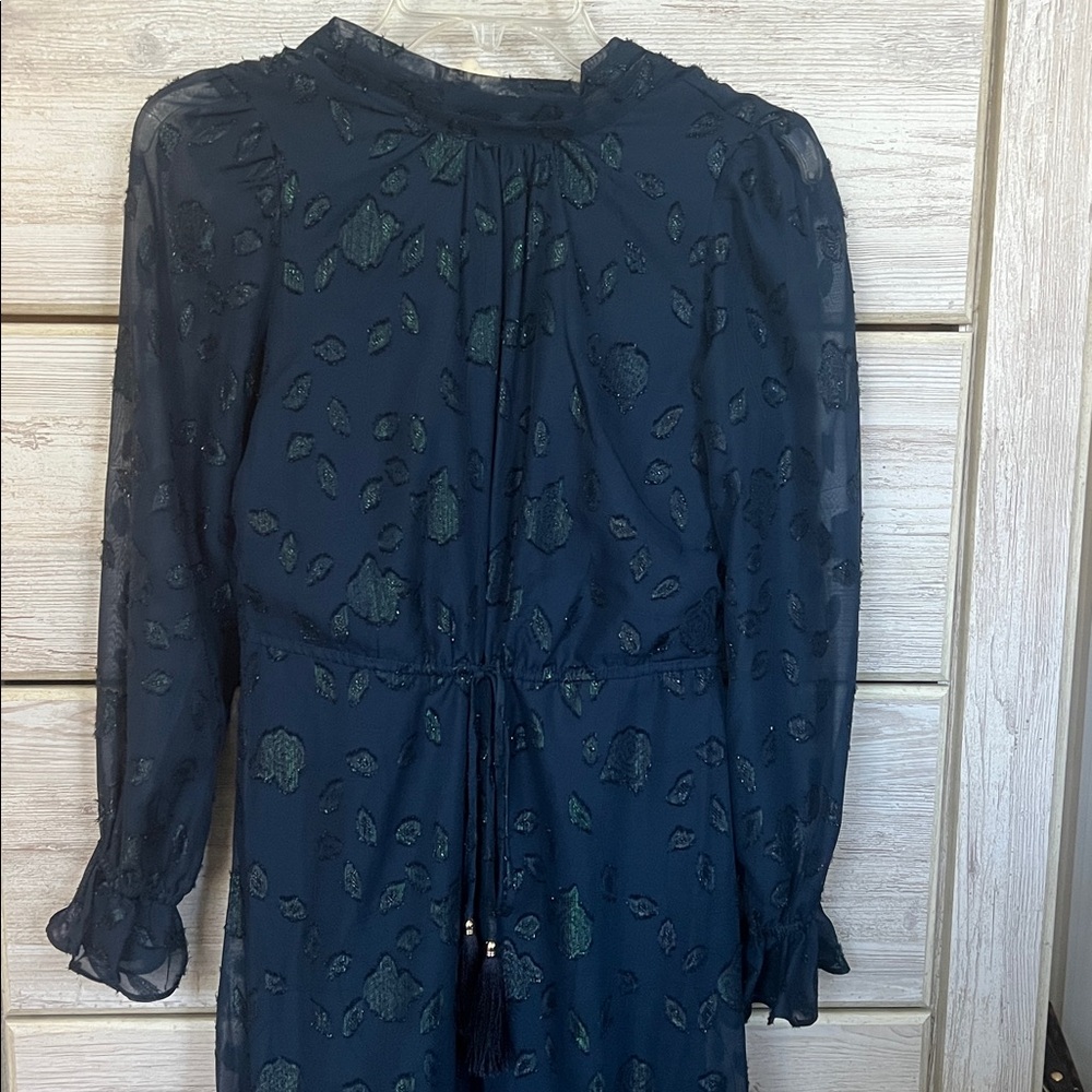 Just Taylor Elegant Navy Blue Women's Dress